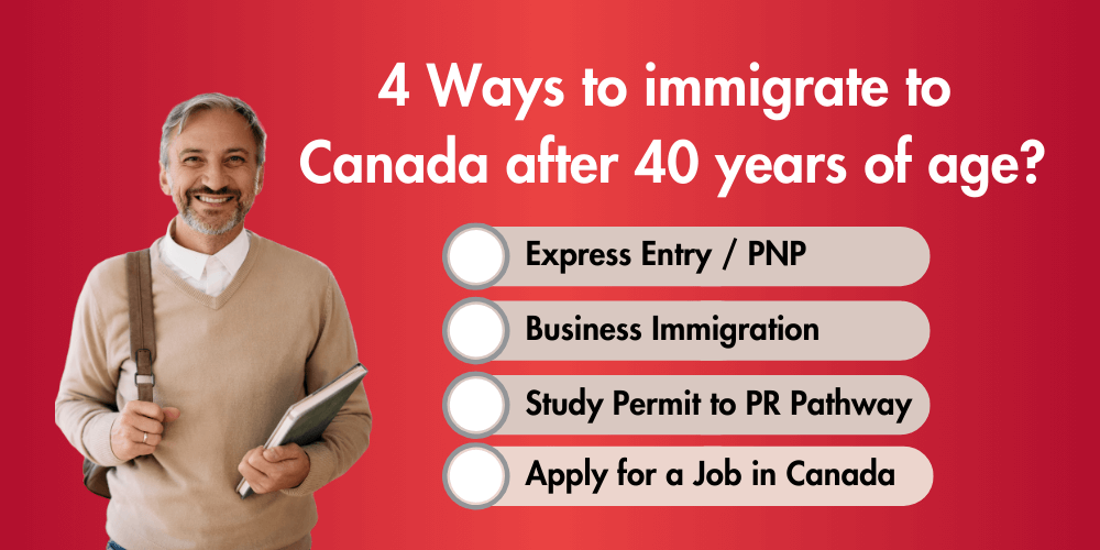 How to immigrate to Canada after 40 years of age