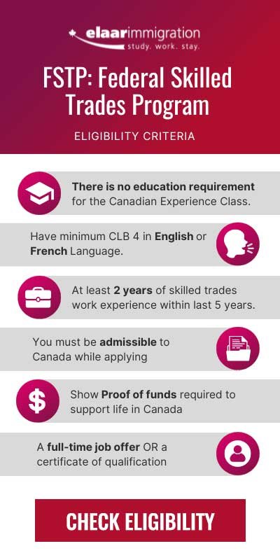 federal skilled trades program requirements