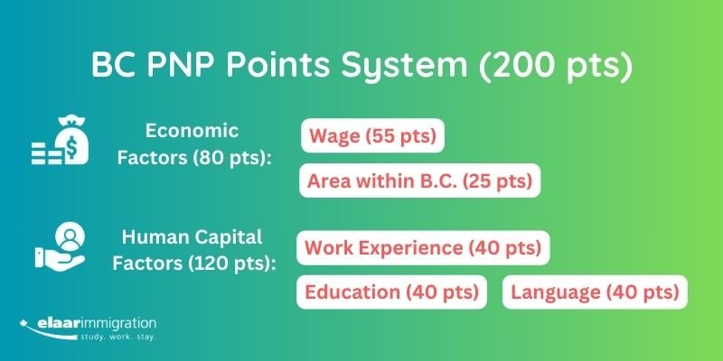 BC PNP Points System