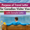purpose of travel canada visitor visa