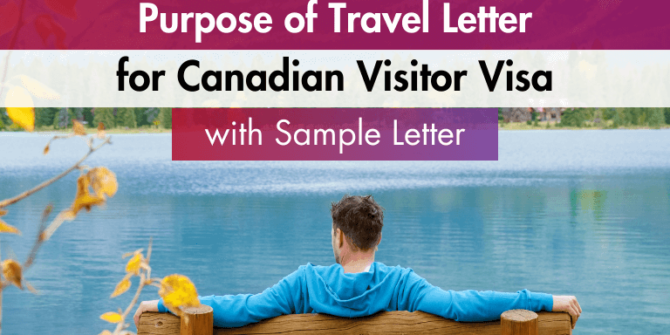 purpose of travel canada visitor visa