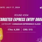 LATEST EXPRESS ENTRY DRAW July 17 2024 CEC Draw