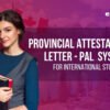 Provincial Attestation Letter PAL for Canada Study Permits