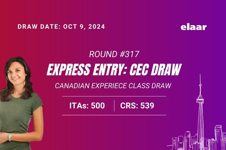 آخرین قرعه کشی برای EXPRESS ENTRY CEC 9 اکتبر 2024