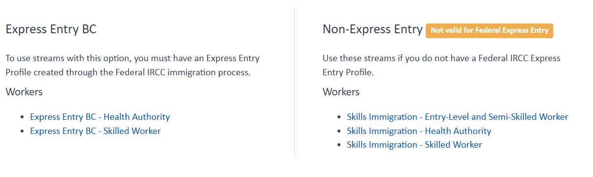 BC PNP Changes Graduate Streams