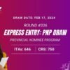 Express Entry Latest Draw February 17 2025