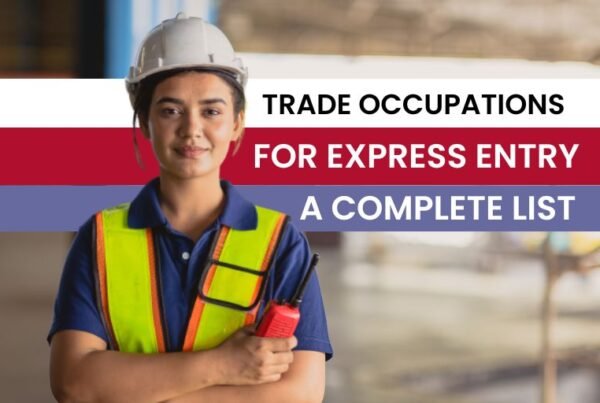 Trade Occupations for Express Entry